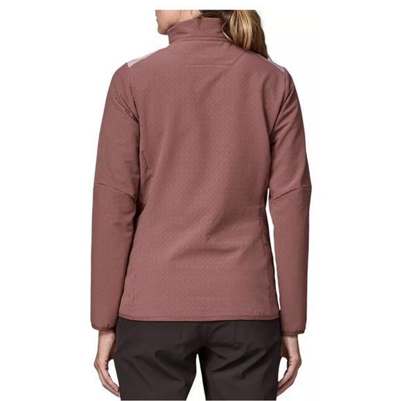 Patagonia Women's Large R2 CrossStrata Jacket Dulse Mauve Dark Pink NWT - Picture 8 of 12